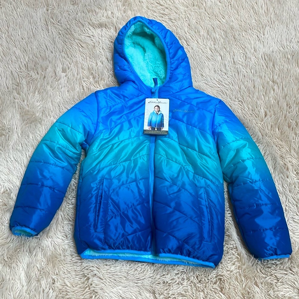 Eddie Bauer Girls Reversible Winter Jacket
